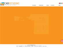 Tablet Screenshot of caddisegni.com